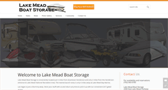 Desktop Screenshot of lakemeadboatstorage.com