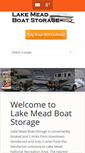Mobile Screenshot of lakemeadboatstorage.com